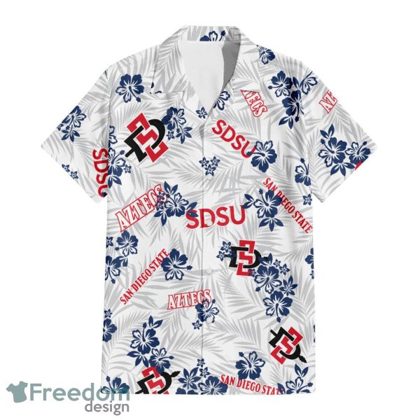 San Diego State University Floral Hawaiian Shirt For Men And Women