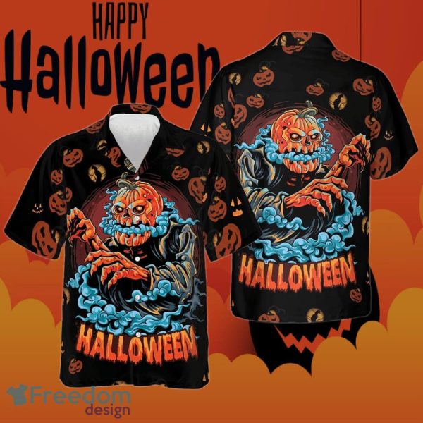 Scary Pumpkin For Halloween Night Hawaiian Shirt Gift Ideas