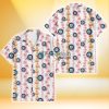 Seattle Mariners Pink Hibiscus Yellow Pink Orchid White Background 3D Hawaiian Shirt Gift For Fans