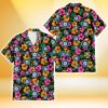 Seattle Mariners Pink Orange Black Background 3D Hawaiian Shirt Gift For Fans
