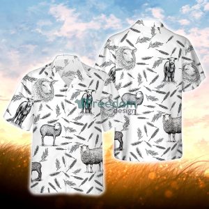 Sheep Pattern All Printed 3D Hawaiian Shirt For Men Women