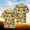 Shorthorn Sunflowers Floral Farm 3D Hawaiian Shirt For Men Women