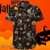 Skull Halloween Hawaiian Shirt Skeleton Pumpkin Shirts For Adults