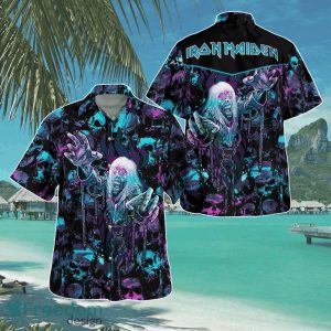 Skull Iron Maiden Hawaii Shirt Aloha Shirt For Men Women