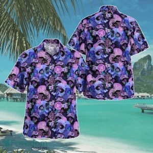 Skull Tropical Hawaiian Shirt Aloha Shirt For Men Women