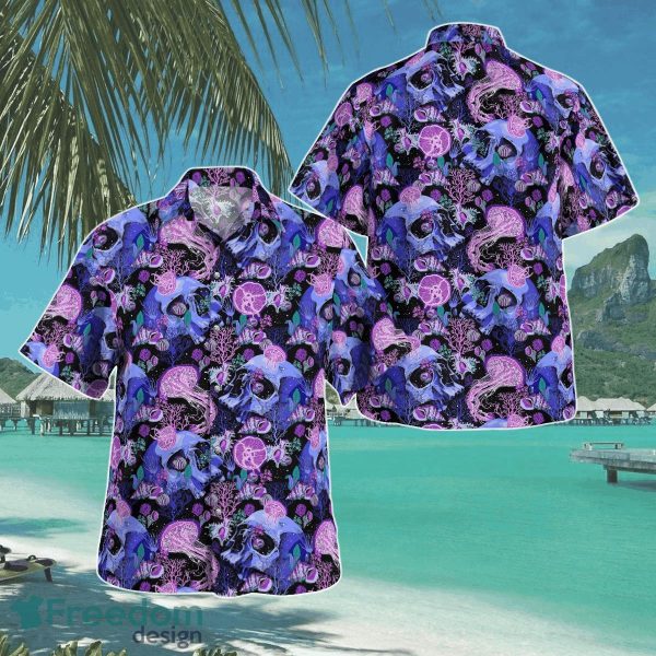 Skull Tropical Hawaiian Shirt Aloha Shirt For Men Women