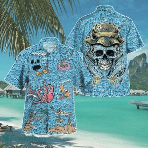 Skull Vacation Hawaii Shirt Aloha Shirt For Men Women