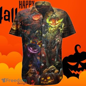 Sloth Halloween Hawaiian Shirt Pumpkin Graphic Halloween Gift For Adults
