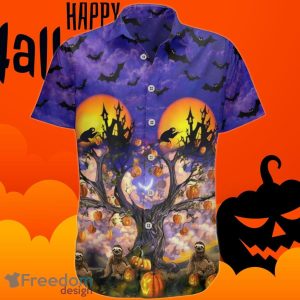 Sloth Halloween Hawaiian Shirt Pumpkin Halloween Themed Aloha Shirt Ideas