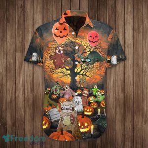 Sloth Pumpkin Halloween Hawaiian Shirt Sloth Apparel Themed Halloween Gifts For Boyfriend