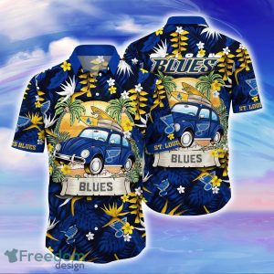 St. Louis Blues NHL Flower Hawaiian Shirt For Men Women Unique Gift For Fans