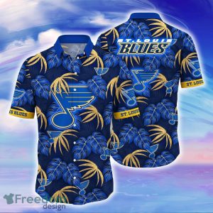 St. Louis Blues NHL Flower Hawaiian Shirt Impressive Gift For Fans