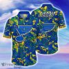 St. Louis Blues NHL Flower Hawaiian Shirt Special Gift For Fans