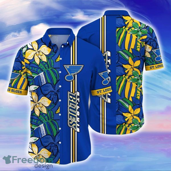 St. Louis Blues NHL Flower Hawaiian Shirt Unique Gift For Fans