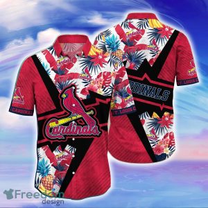 St. Louis Cardinals MLB Flower Hawaiian Shirt Gift For Men Women Fans