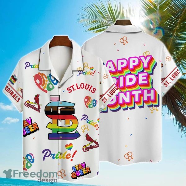 St. Louis Cardinals MLB Happy Pride Month Hawaiian Shirt For Men Women