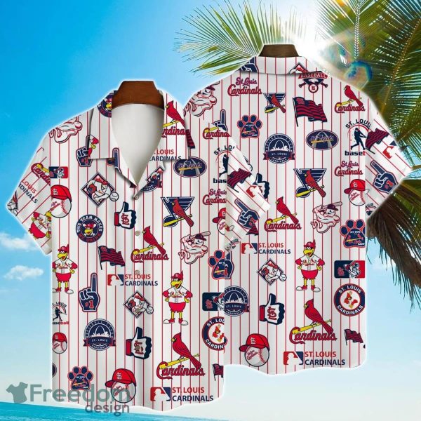 St. Louis Cardinals Major League Baseball 3D Print Hawaiian Shirt