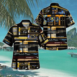 Star Trek Control Panel Shirt Aloha Shirt For Men Women