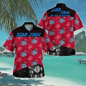 Star Trek TNG Command Shirt Aloha Shirt For Men Women
