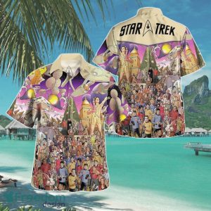 Star Trek The Original Series 50th Anniversary Comics Hawaii Shirt Summer Aloha Shirt For Men Women