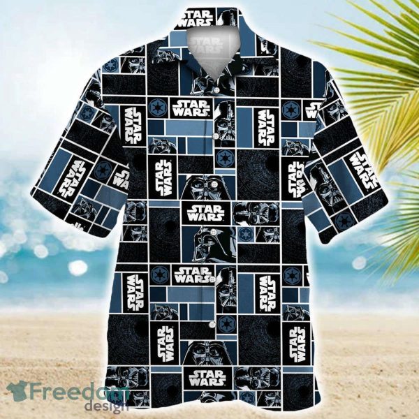 Star Wars Darth Vader Geometric Pattern Black Hawaiian Shirt Best Gift For Men And Women