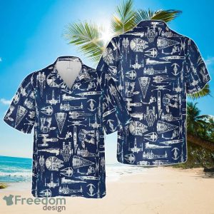 Star Wars Space Ship Battle Hawaiian Shirt