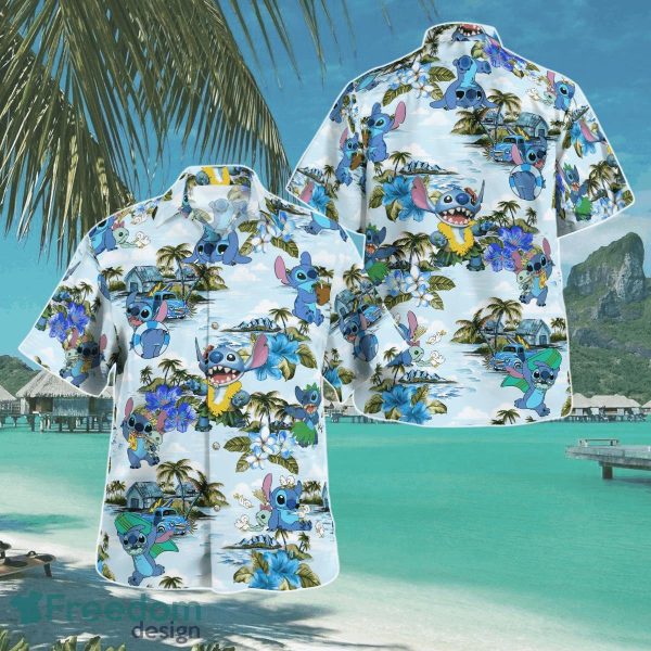 Stitch Summer Hawaiian Shirt Aloha Shirt For Men Women
