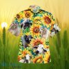 Sunflower Brahman Cattle All Printed 3D Hawaiian Shirt For Men Women