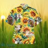 Sunflower Charolais Cattle All Printed 3D Hawaiian Shirt For Men Women