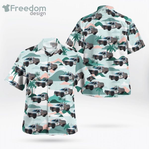 Tallahassee Florida Florida Forest Service Ford F550 Hawaiian Shirt