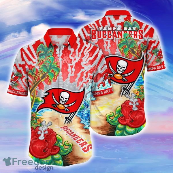 Tampa Bay Buccaneers NFL Flower Hawaiian Shirt For Men Women Best Gift For Fans