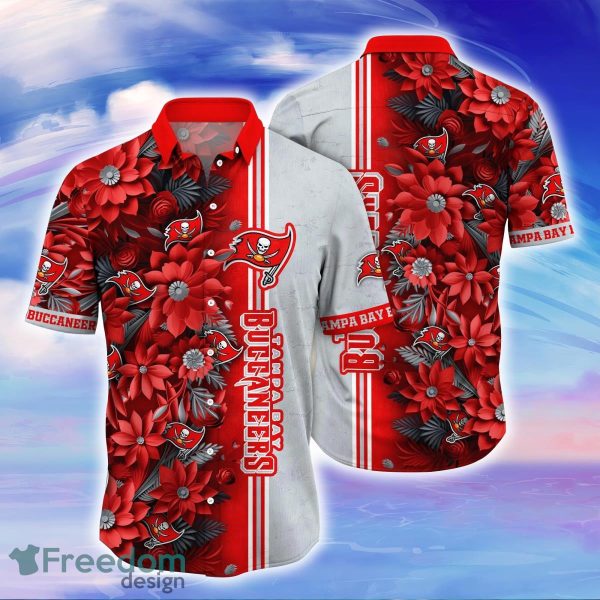 Tampa Bay Buccaneers NFL Flower Hawaiian Shirt For Men Women Great Gift For Real Fans