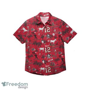 Tampa Bay Buccaneers NFL Tom Brady Floral Hawaiian Shirt Special Gift For Fans