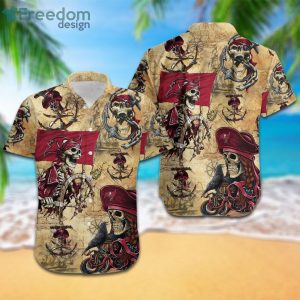Tampa Bay Buccaneers Pirates Fans Pirates Skull Hawaiian Shirt