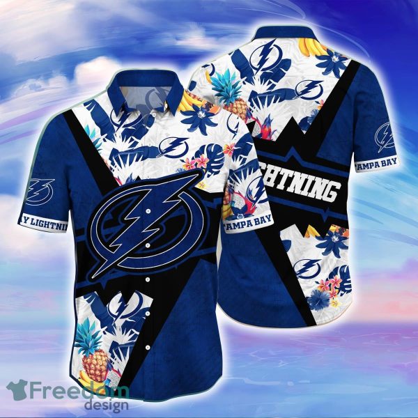 Tampa Bay Lightning NHL Flower Hawaiian Shirt Gift For Men Women Fans