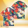 Tampa Bay Rays Orange White Tropical Hibiscus Green Leaf 3D Hawaiian Shirt Gift For Fans