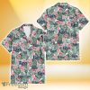 Tampa Bay Rays Pink Hibiscus Porcelain Flower Tropical Leaf White Background 3D Hawaiian Shirt Gift For Fans