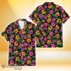 Tampa Bay Rays Pink Orange Black Background 3D Hawaiian Shirt Gift For Fans