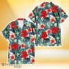 Tampa Bay Rays Red Coral Hibiscus White Porcelain Flower Banana Leaf 3D Hawaiian Shirt Gift For Fans
