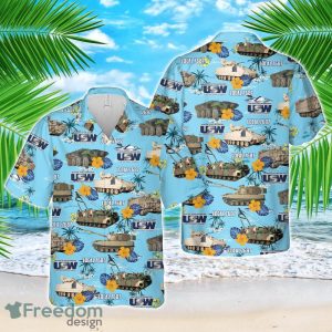Tank Hawaiian Shirt 3D Printed Beach Lover Gift