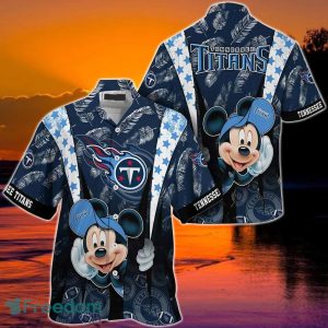 Tennessee Titans NFL Graphic Mickey Hawaiian Shirt