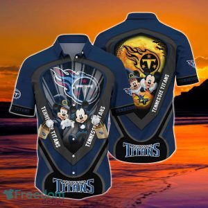Tennessee Titans NFL Hawaiian Shirt Graphic Mickey Halloween Night Style Hot Trending For Fans