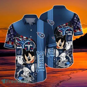 Tennessee Titans NFL Hawaiian Shirt Mickey Graphic 3D Printed Best Gift For Fans NFL