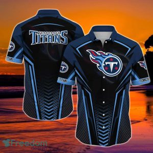Tennessee Titans NFL Team Football Beach Shirt Summer Button Down Hawaiian Shirt Best Fan Ever