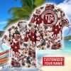 Texas A&M Aggies Aloha 3D Hawaiian Shirt Flower Sport Team Beach Shirt Custom Name