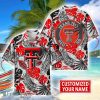 Texas Tech Red Raiders Aloha Hawaiian Shirt Custom Name Summer Gift Holiday Team Shirt