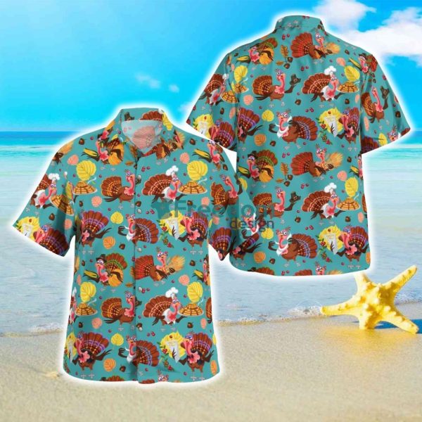 Thanksgiving Turkey Hawaiian Shirt Great Style For Men Women