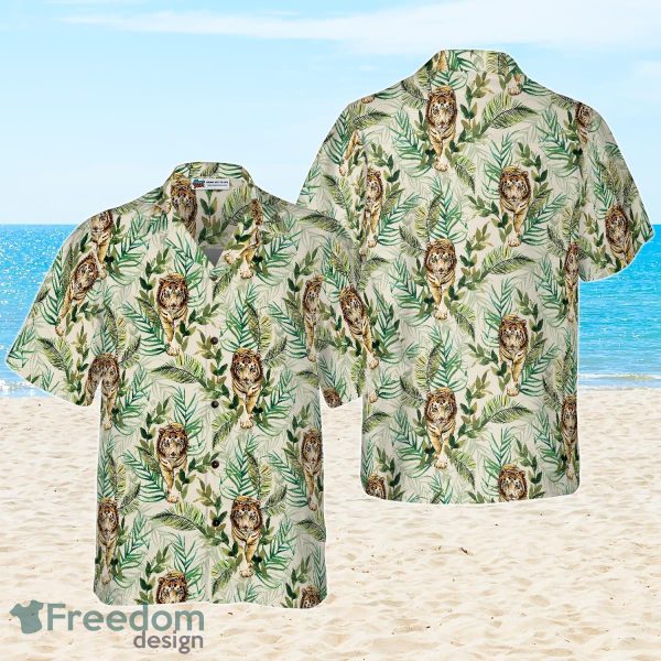 Tropical Jungle Tiger Shirt Hawaiian Shirt Best Gift For Men And Women