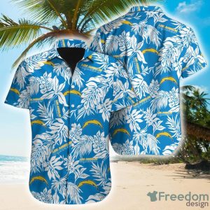 Tropical Leafs NFL Los Angeles Chargers Hawaiian Shirt