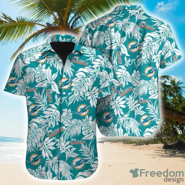 Tropical Leafs NFL Miami Dolphins Hawaiian Shirt